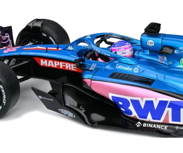 Schuco 1:18 Alpine A522 ALONSO Blue 6 Schuco 1:18 Alpine A522 ALONSO Blue – Bild 4