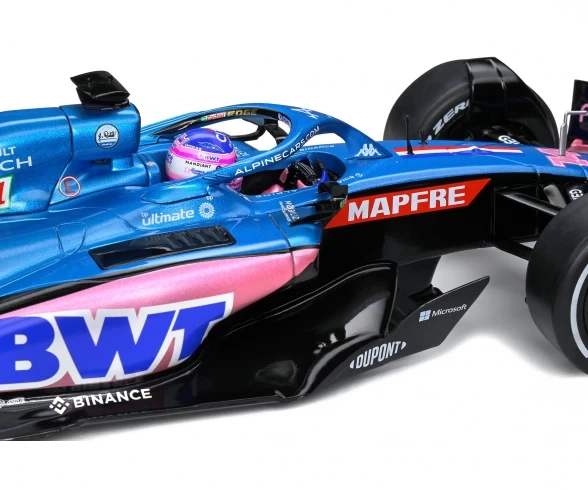 Schuco 1:18 Alpine A522 ALONSO Blue 9 Schuco 1:18 Alpine A522 ALONSO Blue – Bild 7