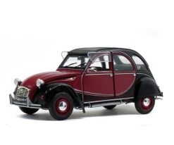 Schuco 1:18 Citroën 2CV6 Charleston, Darkred/black