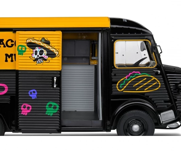 Schuco 1:18 Citroën Typ HY Black 4 Schuco 1:18 Citroën Typ HY Black – Bild 2