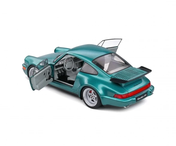 Schuco 1:18 Porsche 964 Turbo Grün 4 Schuco 1:18 Porsche 964 Turbo Grün – Bild 2