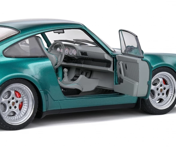 Schuco 1:18 Porsche 964 Turbo Grün 5 Schuco 1:18 Porsche 964 Turbo Grün – Bild 3