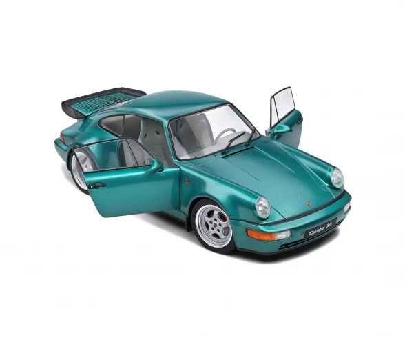 Schuco 1:18 Porsche 964 Turbo Grün 9 Schuco 1:18 Porsche 964 Turbo Grün – Bild 7
