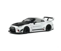 Schuco 1:43 Nissan GTR35 LBWK Sil.