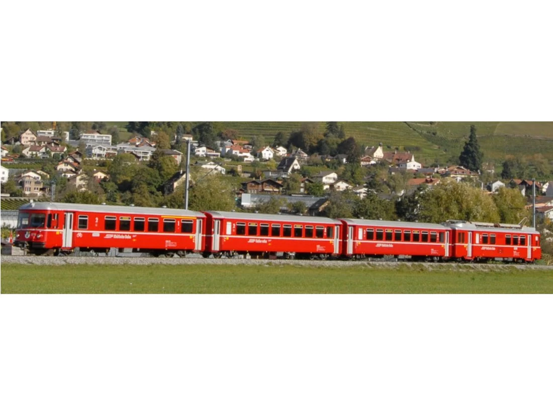 Bemo 7243156 Elektrotriebzug Be 4/4 516 Pendelzug RhB H0m 3 Bemo 7243156 Elektrotriebzug Be 4/4 516 Pendelzug RhB H0m