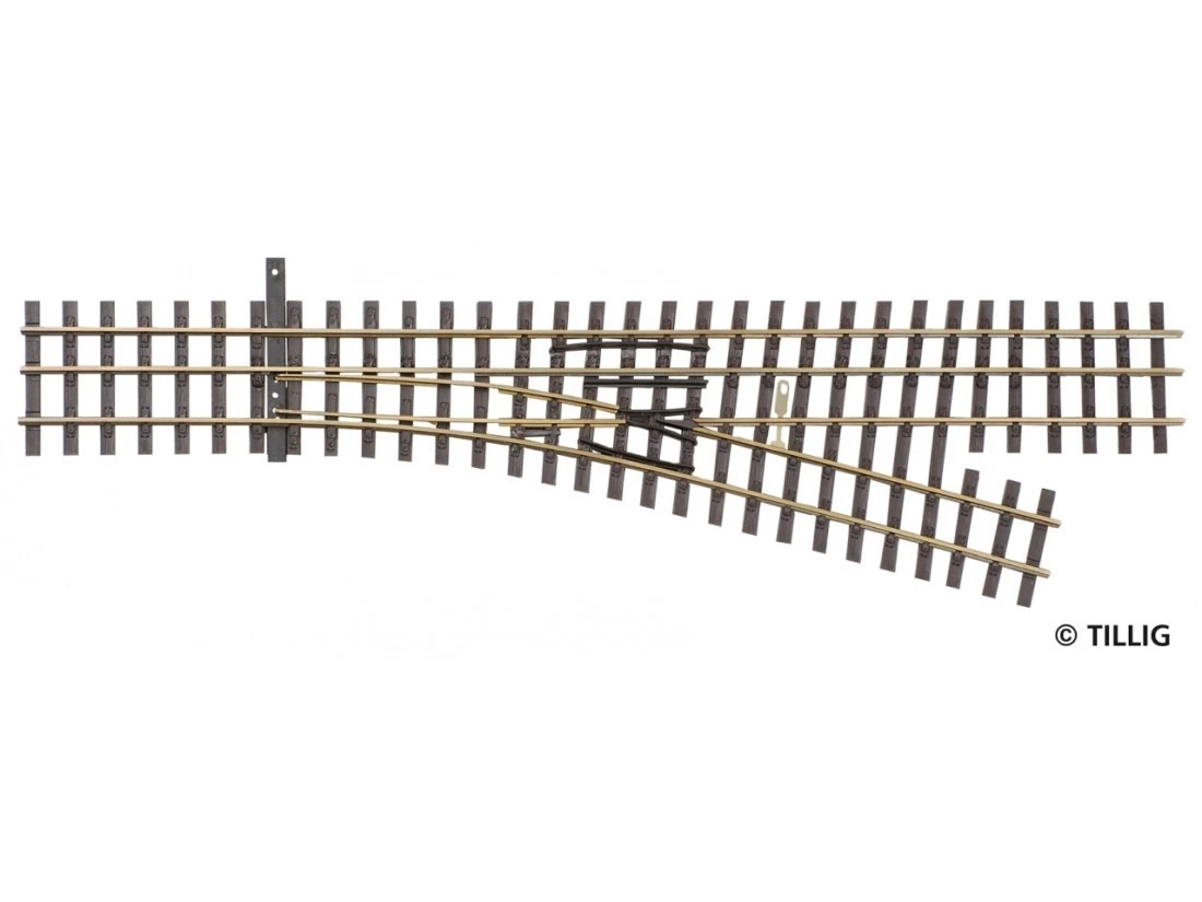 Tillig 85191 Gleis Elite Dreischienengleis Weiche H0e Rechts H0/H0e 228mm 3 Tillig 85191 Gleis Elite Dreischienengleis Weiche H0e Rechts H0/H0e 228mm