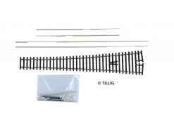 Tillig-83421 Gleis Flexsteg Bogenweiche BW12 Grad Bausatz TT