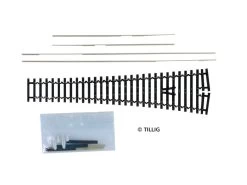 Tillig-83420 Gleis Flexsteg Bogenweiche BW15 Grad Bausatz TT