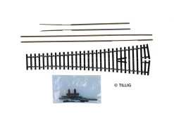 Tillig-83426 Gleis Flexsteg Bogenweiche BW15 Grad Bausatz Brüniert TT