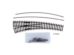 Tillig-83416 Gleis Innenbogenweiche Links IBW15 Grad Bausatz Brüniert TT