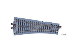 Tillig-83821 Gleis Mit Bettung BW Links Weiche Handantrieb 129,5mm 15 Grad Braun TT