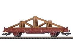 Busch 31506 Güterwagen Flachwagen Mit Rungen Ks 3300 Mit Dachbinder DR TT