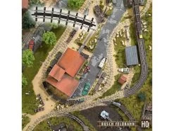 Busch 12332 H0f Feldbahn Gleis Gebogen R175 22,5 Grad 2x