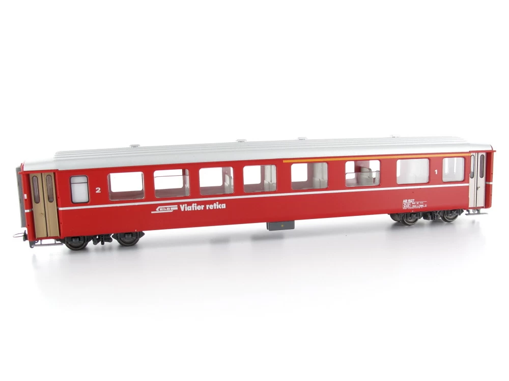 Bemo 3251127 Personenwagen Einheitswagen I AB 1527 RhB H0m 3 Bemo 3251127 Personenwagen Einheitswagen I AB 1527 RhB H0m