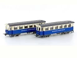 Hobbytrain H43109 Personenwagenset Zugspitzbahn BZB 2x Spur H0e