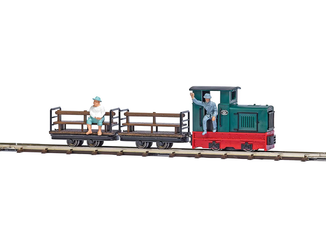 Busch 12015 Startset H0f Feldbahn Personentransport 3 Busch 12015 Startset H0f Feldbahn Personentransport