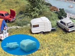 Railnscale T2353 TT Anhänger Wohnwagen QEK Junior