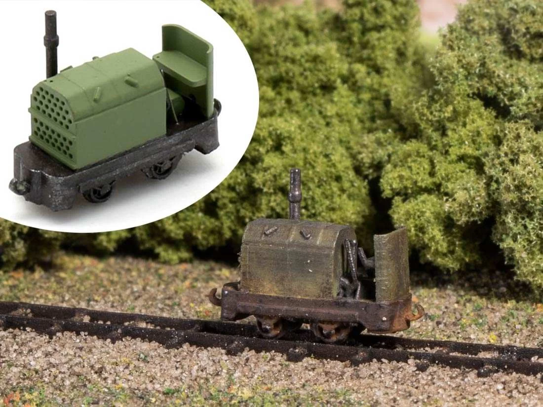 Modellbahn Union MU-TT-A50375 Feldbahn Diesellok Fertigmodell 4 Modellbahn Union MU-TT-A50375 Feldbahn Diesellok Fertigmodell – Bild 2