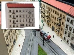 Modellbahn Union MU-TT-H00192 TT Halbrelief Stadthaus 02 Grau