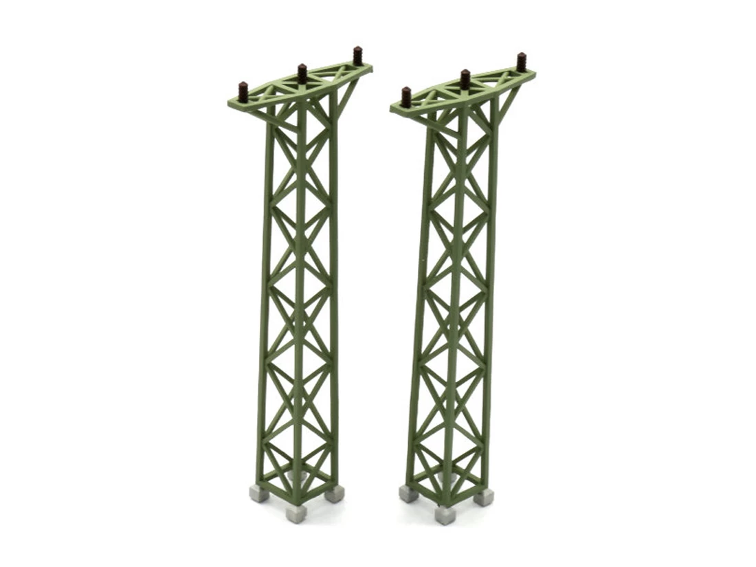 Modellbahn Union MU-TT-A50319 TT Mittelspannungsmast Nr.2 2x Fertigmodell 3 Modellbahn Union MU-TT-A50319 TT Mittelspannungsmast Nr.2 2x Fertigmodell