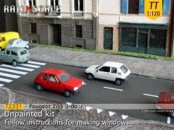 Railnscale T2331 TT PKW Peugeot 205 3-Türer