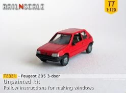 Railnscale T2331 TT PKW Peugeot 205 3-Türer -Spielzeugverkauf TT PKW Peugeot 205 3 Tuerer Railnscale T2331 b 2