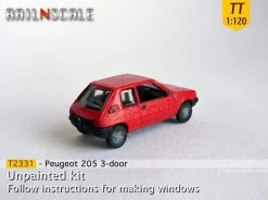 Railnscale T2331 TT PKW Peugeot 205 3-Türer -Spielzeugverkauf TT PKW Peugeot 205 3 Tuerer Railnscale T2331 b 3