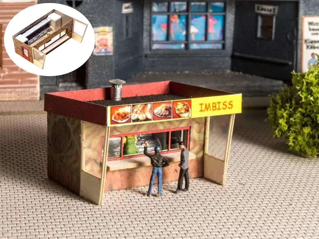 Modellbahn Union MU-TT-L00044 TT Pommesbude 3 Modellbahn Union MU-TT-L00044 TT Pommesbude