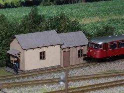 Modellbahn Union MU-TT-B00178 TT Streckenhäuschen Mit Geräteschuppen
