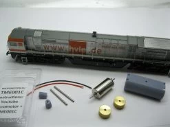 Micromotor TME001C Umbausatz Glockenankermotor Für Mehano Blue Tiger II TT Lokomotiven