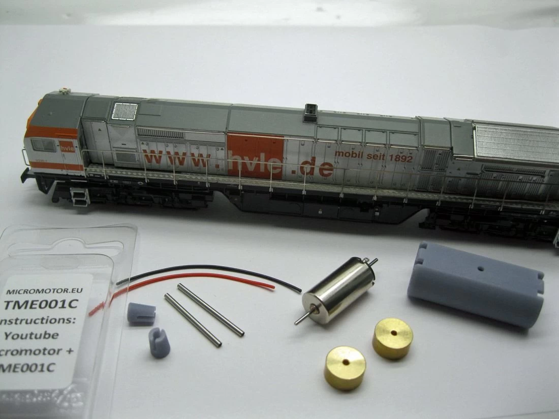 Micromotor TME001C Umbausatz Glockenankermotor Für Mehano Blue Tiger II TT Lokomotiven 3 Micromotor TME001C Umbausatz Glockenankermotor Für Mehano Blue Tiger II TT Lokomotiven