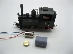 Micromotor HSR004F Umbausatz Glockenankermotor Roco H0e Dampflok BR 99