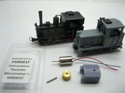 Micromotor HSR001F Umbausatz Glockenankermotor Roco H0e Lokomotiven