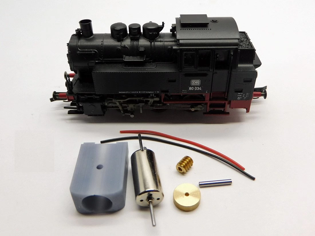 Micromotor TRC003C Umbausatz Glockenankermotor Roco TT BR 80 3 Micromotor TRC003C Umbausatz Glockenankermotor Roco TT BR 80