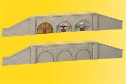 Kibri 37671 Z Bahndamm Stützmauern 2x