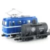 Tomytec 315483 Zugset Schmalspur Elektrolok EB50 + Güterwagen H0e -Spielzeugverkauf Zugset Schmalspur Elektrolok EB50 Gueterwagen Tomytec 315483 b 0
