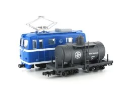 Tomytec 315483 Zugset Schmalspur Elektrolok EB50 + Güterwagen H0e